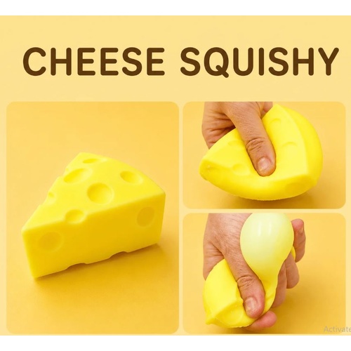 Cheese Block Squishy 1PC
