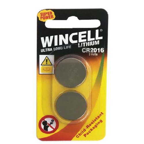Wincell Lithium CR1620 Battery 2pk