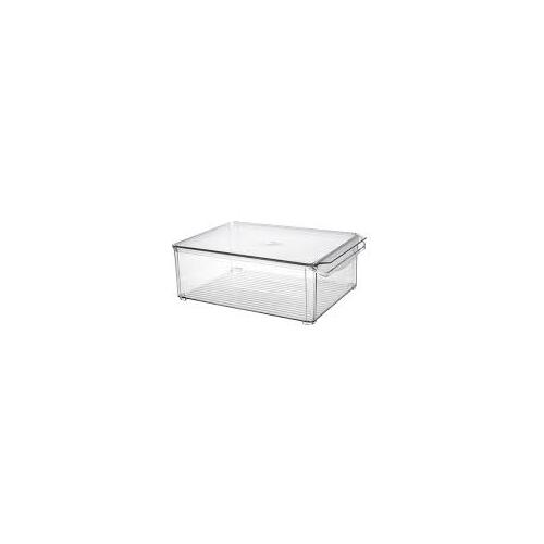 Acrylic Storage Box with Lid 33.6 x 21.5 x 10.3 cm