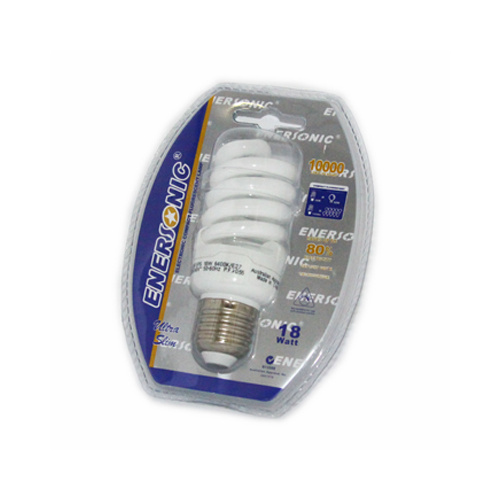 Enersonic Ultra Slim Electronic Compact Fluorescent Lamp Spiral 18w