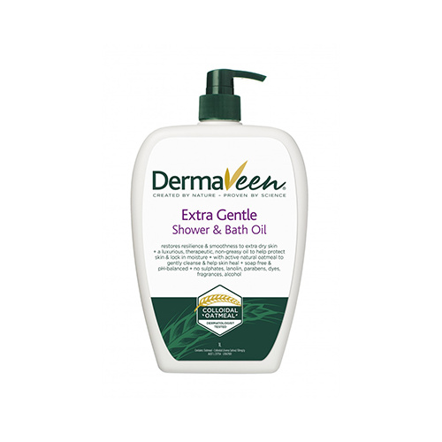 Dermaveen Extra Gentle Shower & Bath Oil 1Lt Generic