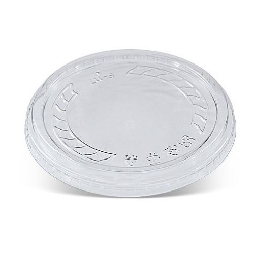 16oz Flat Lids No Holes For PET Deli Container 500pc ctn (Overlap)