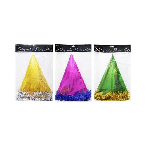 Holo Party Hat 6pcs
