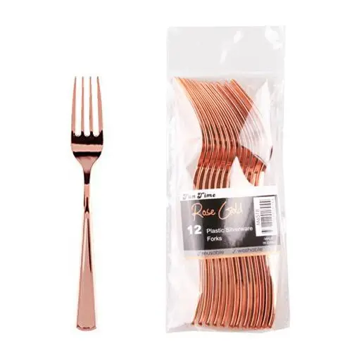 RoseGold Heavy Duty Fork 12PK