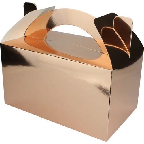 Metallic Rose Gold Gift Box PK5