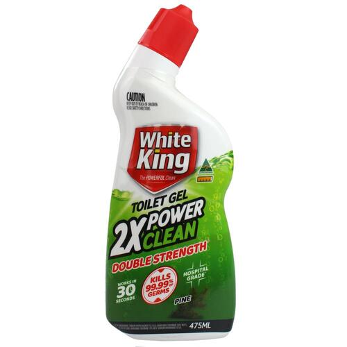 White King Pine Double Strength Toilet Gel 475ml