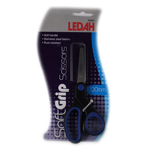 Ledah Soft Grip Scissors 120mm