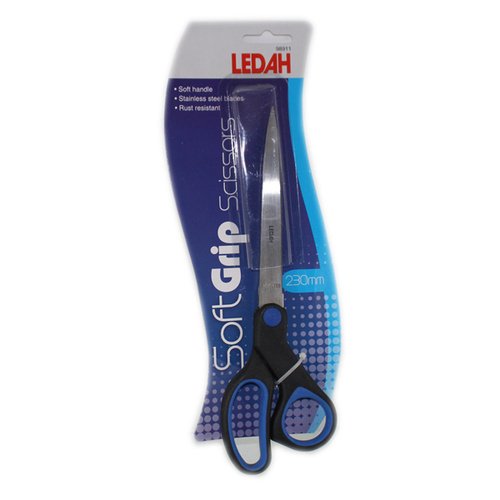 Ledah Soft Grip Scissors 230mm