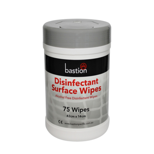 Bastion Disinfectant Surface Wipes 75pk