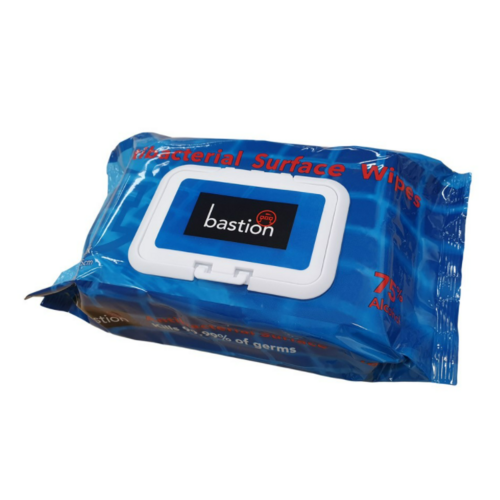 Bastion Antibacterial Surface Wipes 80 Sheets