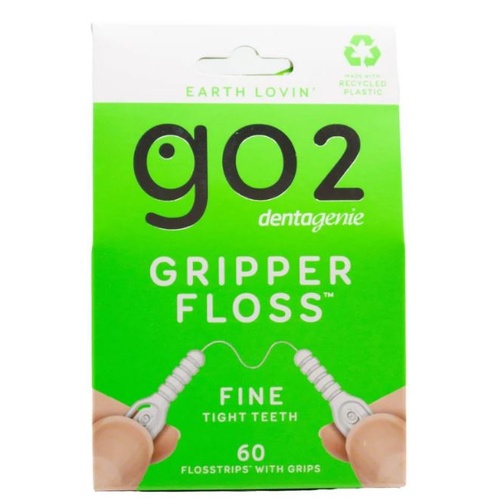 GO2 Dentagenie Gripper Floss Fine Tight Teeth Pk 60