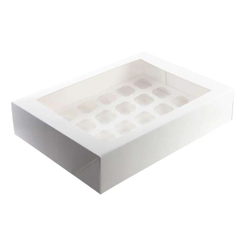 Mondo 24 Cup Mini Cupcake Box 35x25cm White
