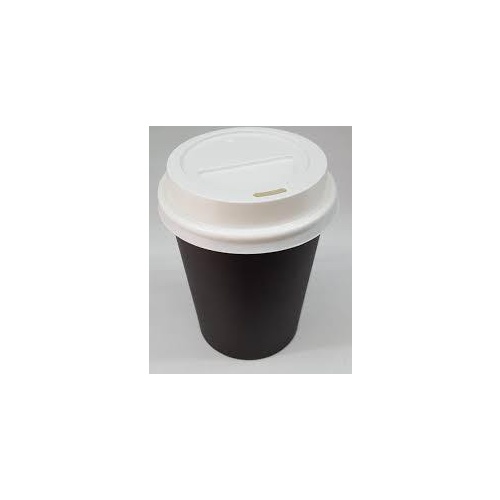 8oz Single Wall 50pcs Coffee Cups And Lids Set