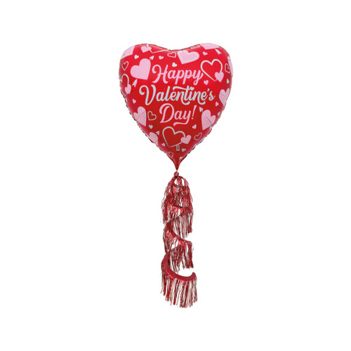 HEART SHAPE FOIL BALLOON WITH TAIL