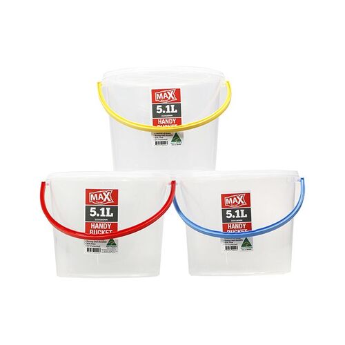 Max Storage Round Container 5.1L with Lid and Handle