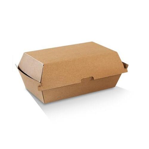Snack Box Brown Corrugated 100PCS (176x91x85) PCB6F