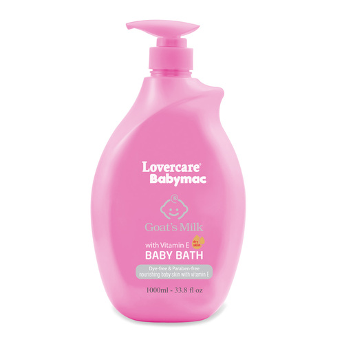Lovercare Babymac Baby Bath With Vitamin E 1L