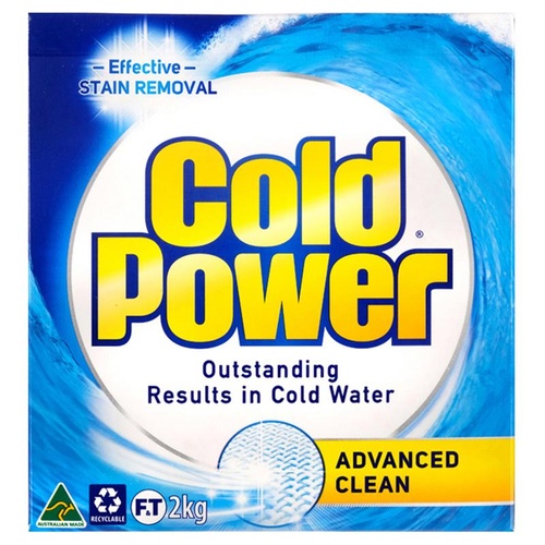 2KG Cold Power Laundry Powder Advanced Clean