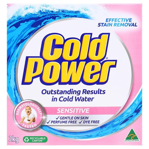 2KG Cold Power Sensitive Laundry Washing Powder Detergent 