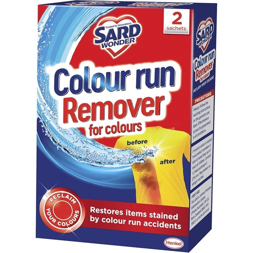 Sard Wonder Colour Run Remover 2x Sachets (2x75ml)