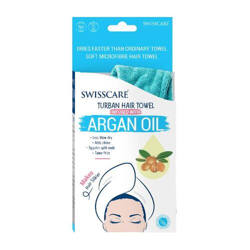 SwissCare Turban Hair Towel Argan Oil