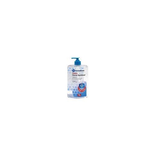 SwissCare 75% Alcohol Instant Hand Sanitiser Moisturising with Vitamin E & Aloe Vera 500ml