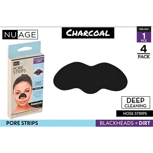 Nose Pore Strips Cleanse Charcoal 4pk