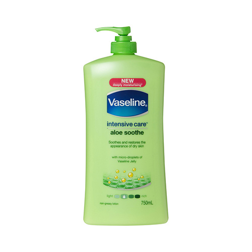 Vaseline Intensive Care Aloe Soothe Lotion 750ml