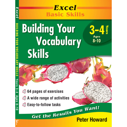 Excel Basic Skills - Building Your Vocabulary Skills Years 3-4