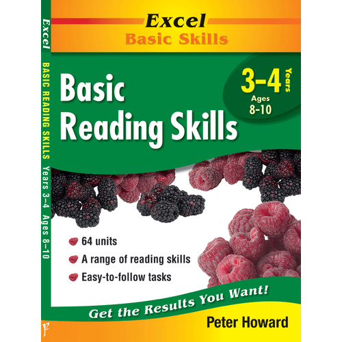 Excel Basic Skills - Basic Reading Skills Years 3 - 4