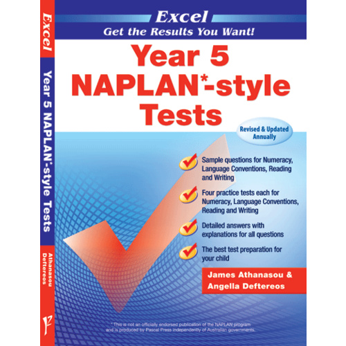 Excel NAPLAN*-style Tests Year 5