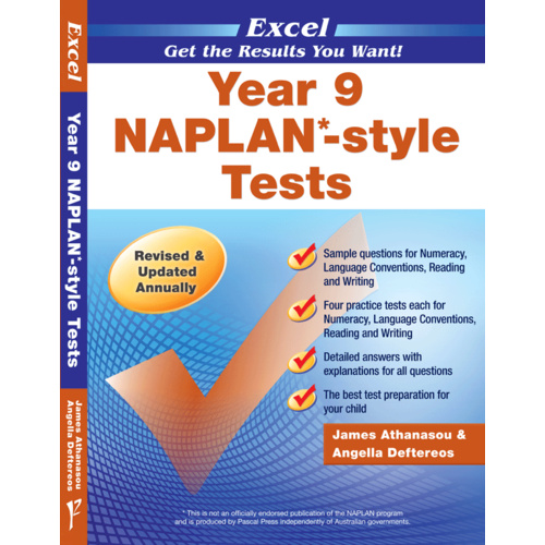 Excel NAPLAN*-style Tests Year 9