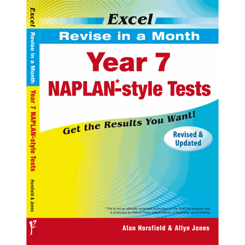 Excel Revise in a Month - Year 7 NAPLAN*-Style Tests
