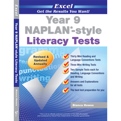 Excel NAPLAN*-style Literacy Tests Year 9