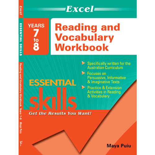 Excel Essential Skills - Reading and Vocabulary Workbook Years 7-8