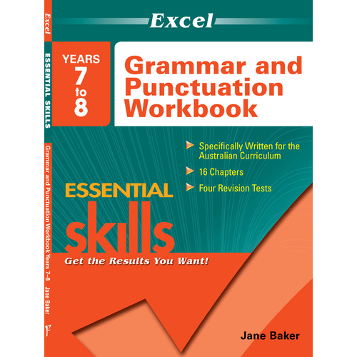 Excel Essential Skills - Grammar and Punctuation Workbooks Years 7-8