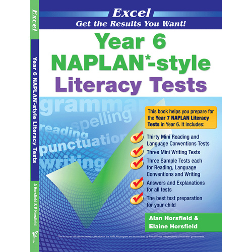 Excel - Year 6 NAPLAN*-Style Literacy Tests