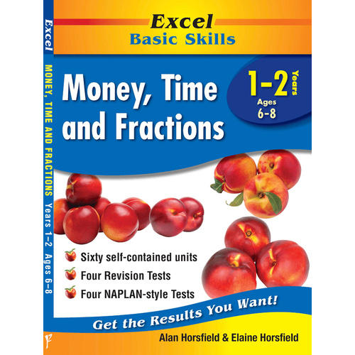 Excel Basic Skills - Money, Time and Fractions Years 1-2