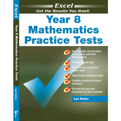 Excel - Year 8 Mathematics Practice Tests