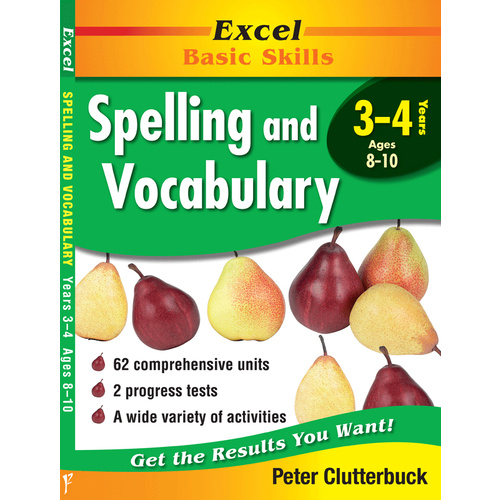 Excel Basic Skills - Spelling and Vocabulary Years 3 - 4