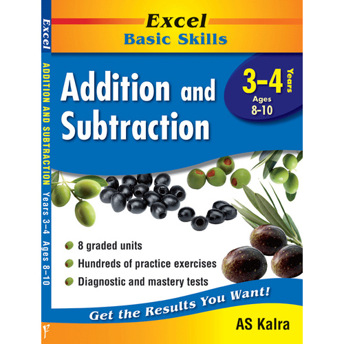 Excel Basic Skills - Addition and Subtraction Years 3-4