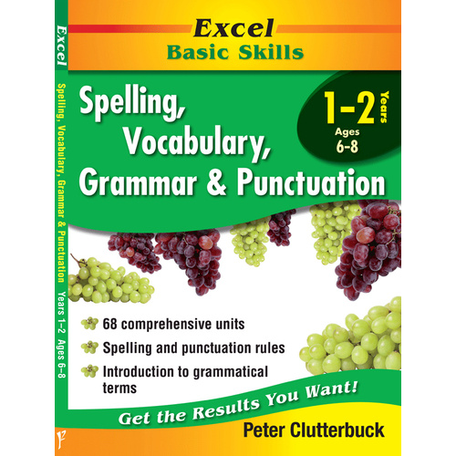 Excel Basic Skills - Spelling, Vocabulary, Grammar and Punctuation Years 1 - 2