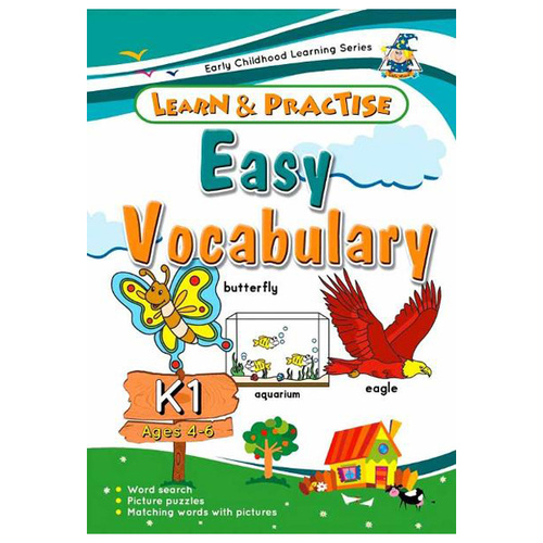 Learn & Practise Easy Vocabulary K1 Ages 4-6