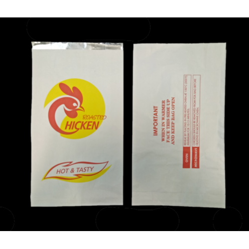 Foil Chicken Printed Bags Large  (305x178x50mm) 250pcs 
