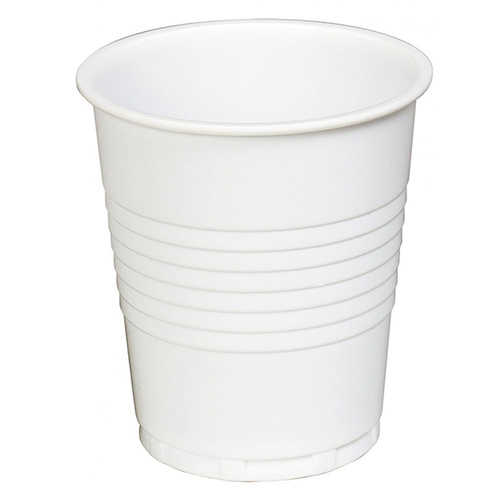 Plastic Cups White 200ml Ctn 1000pcs