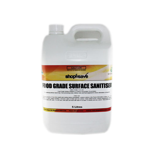 Food Grade Surface Sanitiser 5Lt