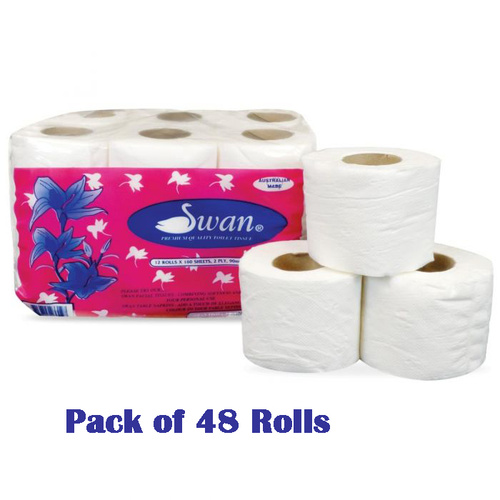 Swan Premium Quality Toilet Tissues 2PLY 48 Rolls