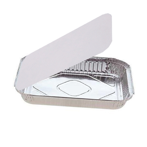 PK10 Foil -7330 Rectangle Tray + Paper Lid
