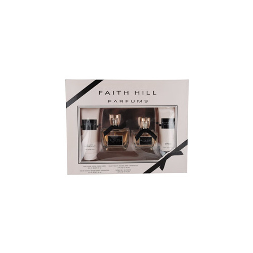 Faith Hill Parfums 4pcs Gift Set 50ml EDT Spray Women