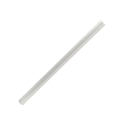 Jumbo Paper Straw 10x240mm White 2500/CTN